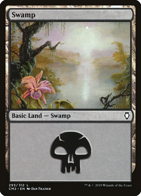 Swamp, carta Magic di tipo Basic Land — Swamp illustrata da Dan Frazier