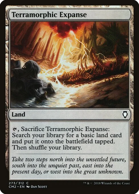 Terramorphic Expanse, carta Magic di tipo Land illustrata da Dan Murayama Scott