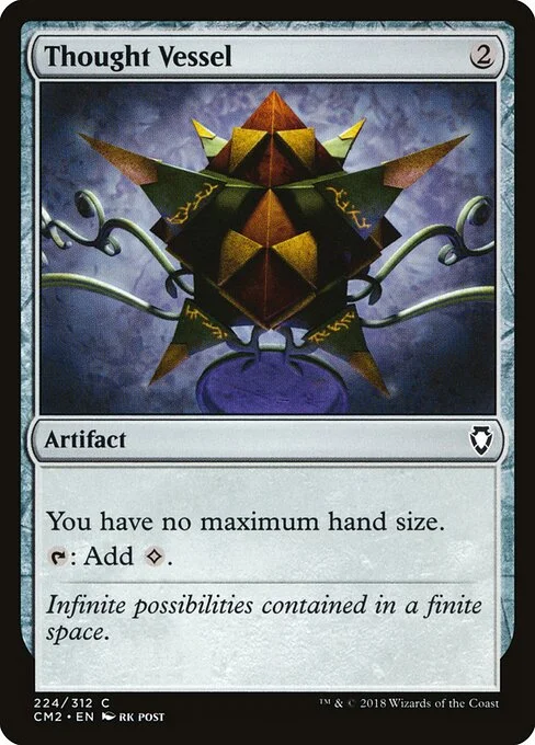 Thought Vessel, carta Magic di tipo Artifact illustrata da rk post