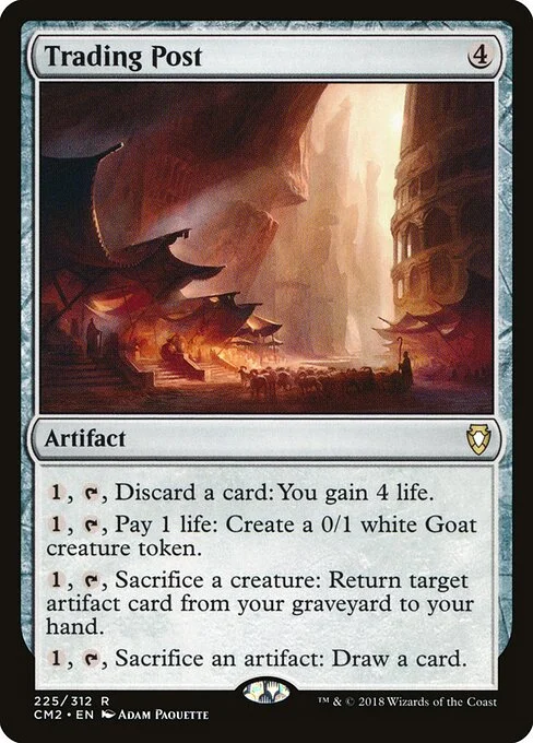 Trading Post, carta Magic di tipo Artifact illustrata da Adam Paquette