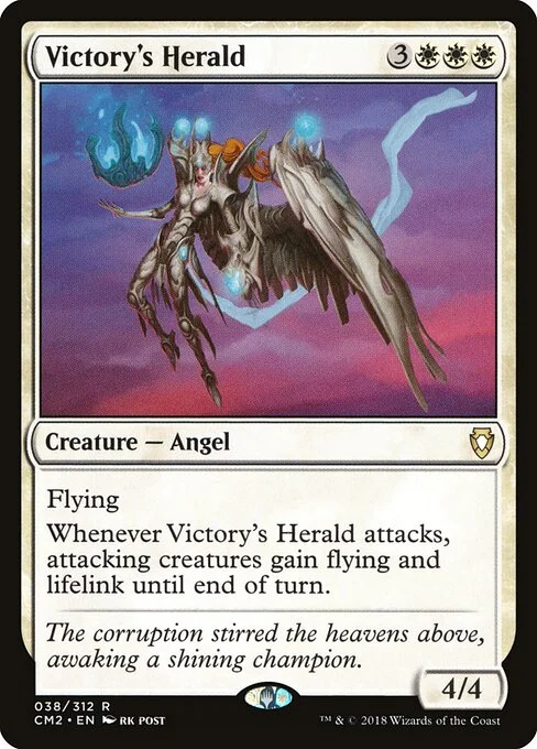 Victory's Herald, carta Magic di tipo Creature — Angel illustrata da rk post