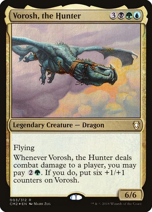Vorosh, the Hunter, carta Magic di tipo Legendary Creature — Dragon illustrata da Mark Zug
