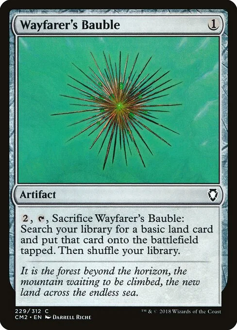 Wayfarer's Bauble, carta Magic di tipo Artifact illustrata da Darrell Riche