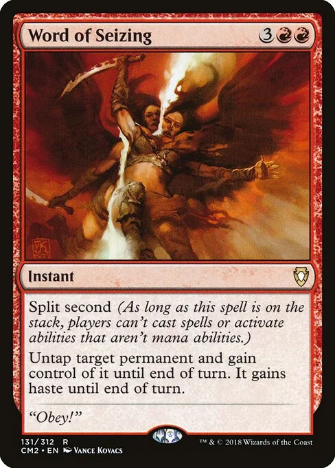 Word of Seizing, carta Magic di tipo Instant illustrata da Vance Kovacs