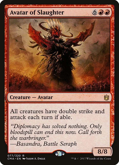 Avatar of Slaughter, carta Magic di tipo Creature — Avatar illustrata da Jason A. Engle