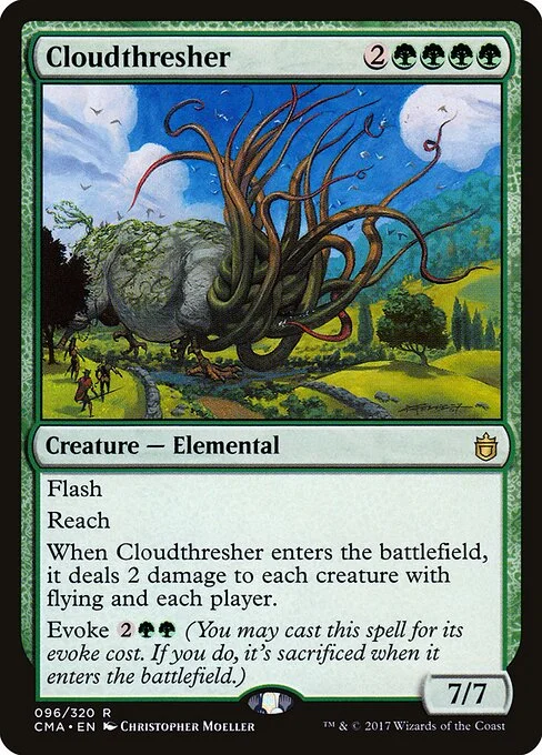 Cloudthresher, carta Magic di tipo Creature — Elemental illustrata da Christopher Moeller