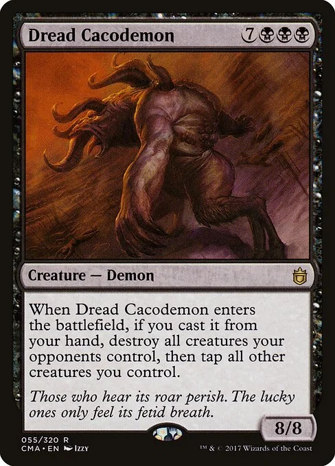 Dread Cacodemon, carta Magic di tipo Creature — Demon illustrata da Izzy