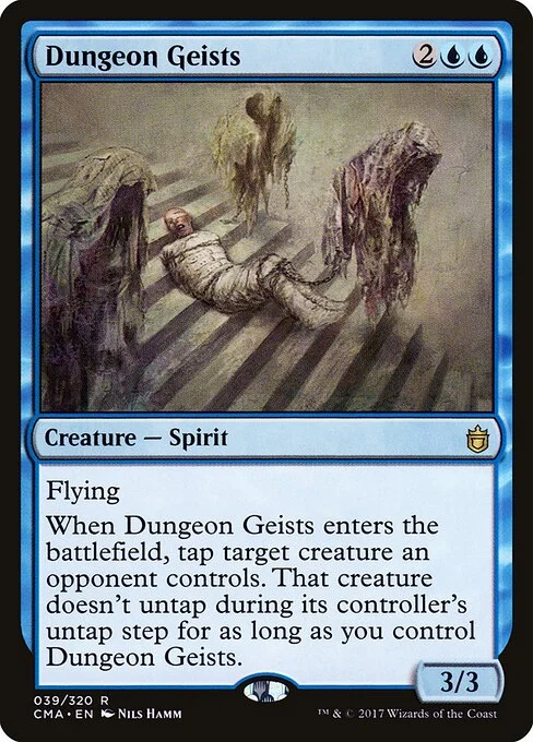 Dungeon Geists, carta Magic di tipo Creature — Spirit illustrata da Nils Hamm