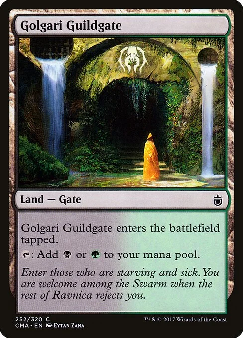 Golgari Guildgate, carta Magic di tipo Land — Gate illustrata da Eytan Zana
