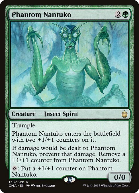 Phantom Nantuko, carta Magic di tipo Creature — Insect Spirit illustrata da Wayne England