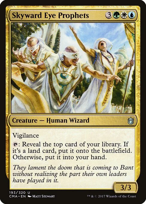 Skyward Eye Prophets, carta Magic di tipo Creature — Human Wizard illustrata da Matt Stewart