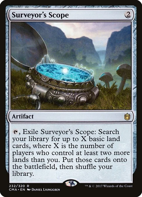 Surveyor's Scope, carta Magic di tipo Artifact illustrata da Daniel Ljunggren