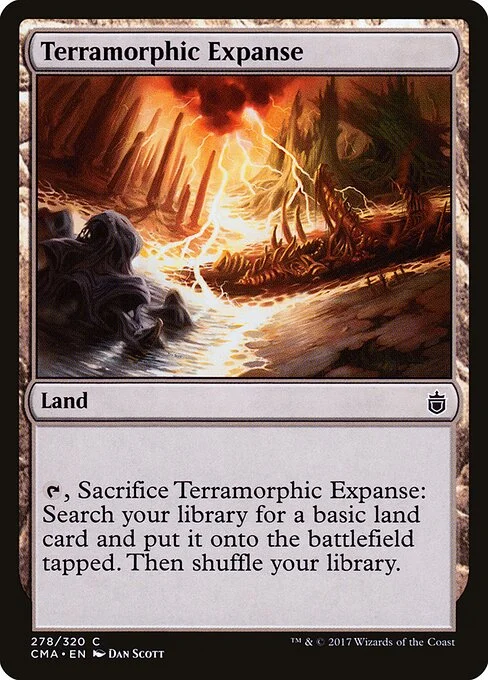 Terramorphic Expanse, carta Magic di tipo Land illustrata da Dan Murayama Scott