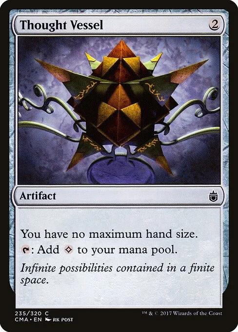 Thought Vessel, carta Magic di tipo Artifact illustrata da rk post