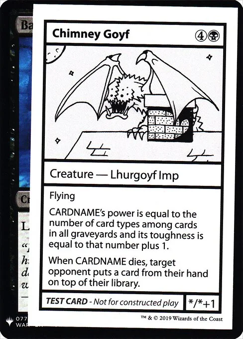 Chimney Goyf, carta Magic di tipo Creature — Lhurgoyf Imp illustrata da Glenn Jones