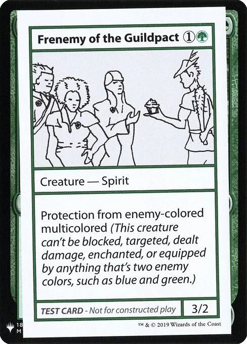 Frenemy of the Guildpact, carta Magic di tipo Creature — Spirit illustrata da Jacob Nourigat