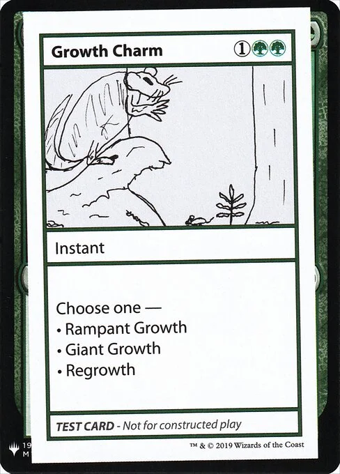 Growth Charm, carta Magic di tipo Instant illustrata da Chris Bellach