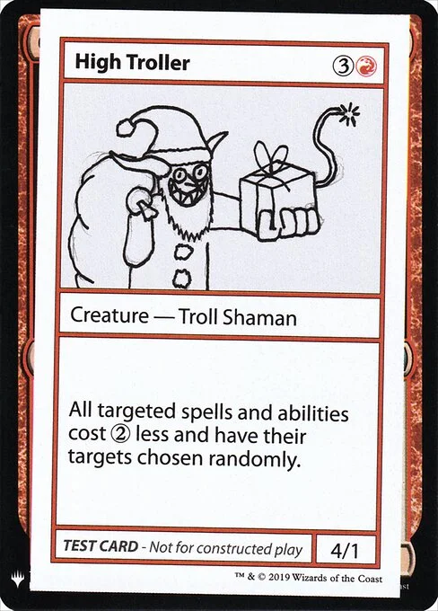High Troller, carta Magic di tipo Creature — Troll Shaman illustrata da Graeme Hopkins