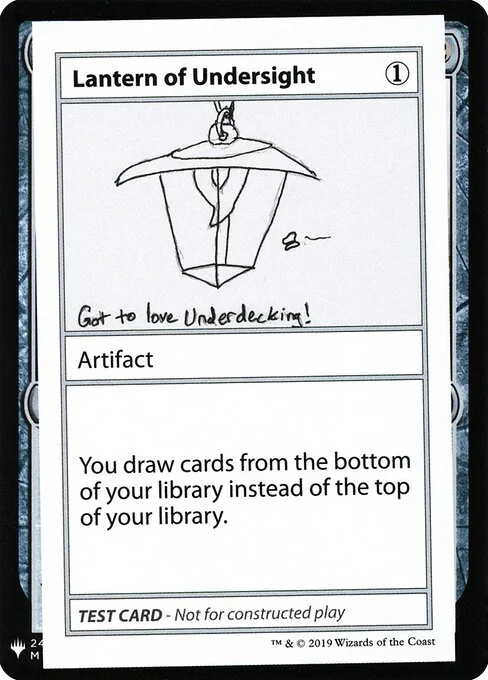 Lantern of Undersight, carta Magic di tipo Artifact illustrata da Trick Jarrett