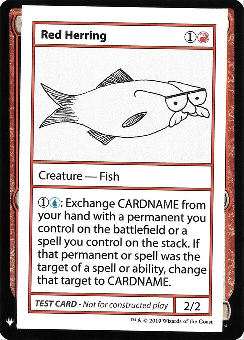 Red Herring, carta Magic di tipo Creature — Fish illustrata da Chris Mooney