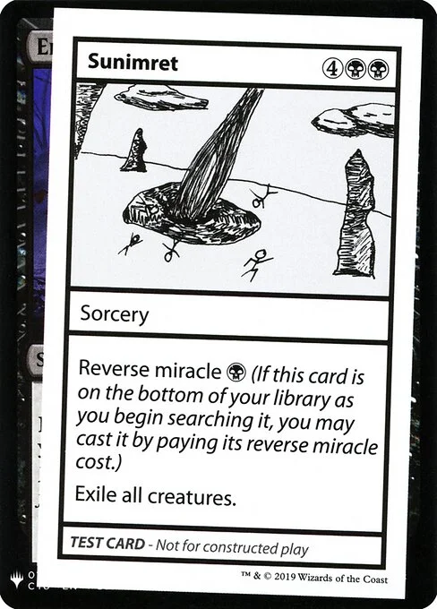 Sunimret, carta Magic di tipo Sorcery illustrata da Kelly McBride