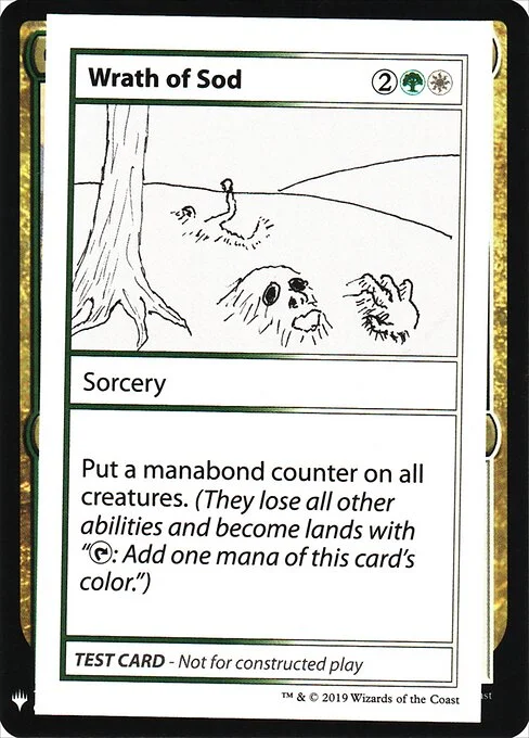 Wrath of Sod, carta Magic di tipo Sorcery illustrata da Chad Kanotz