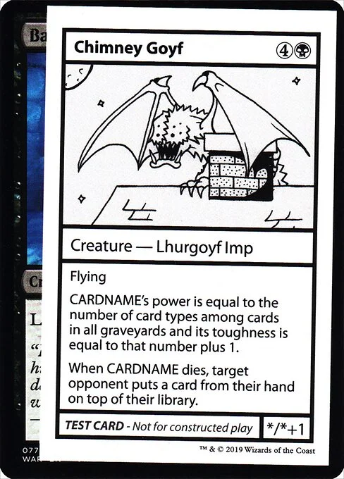 Chimney Goyf, carta Magic di tipo Creature — Lhurgoyf Imp illustrata da Glenn Jones