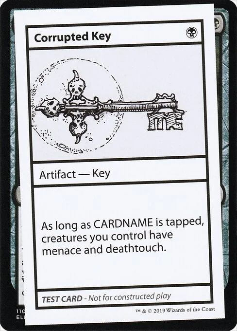 Corrupted Key, carta Magic di tipo Artifact — Key illustrata da Tom Wänerstrand