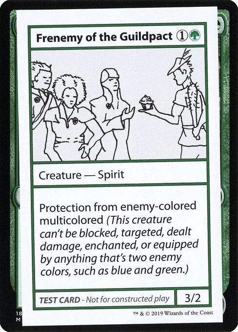 Frenemy of the Guildpact, carta Magic di tipo Creature — Spirit illustrata da Jacob Nourigat
