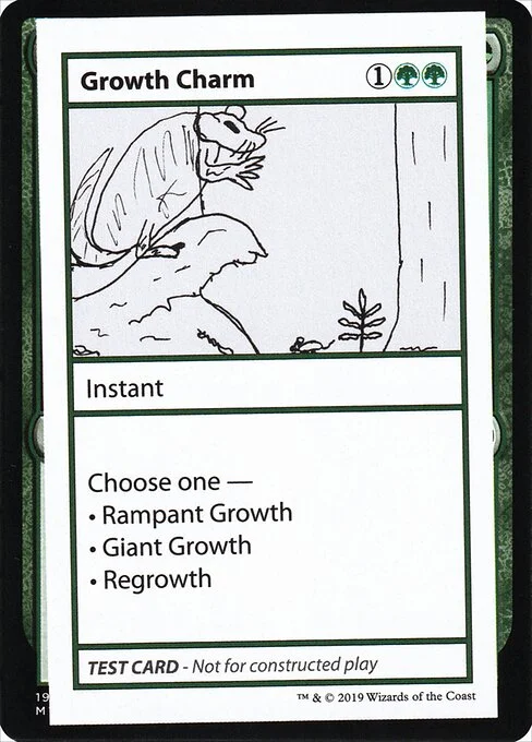 Growth Charm, carta Magic di tipo Instant illustrata da Chris Bellach