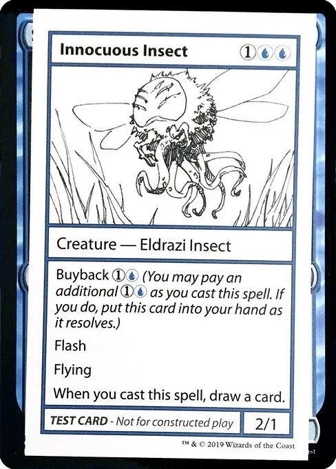 Innocuous Insect, carta Magic di tipo Creature — Eldrazi Insect illustrata da Jehan Choo