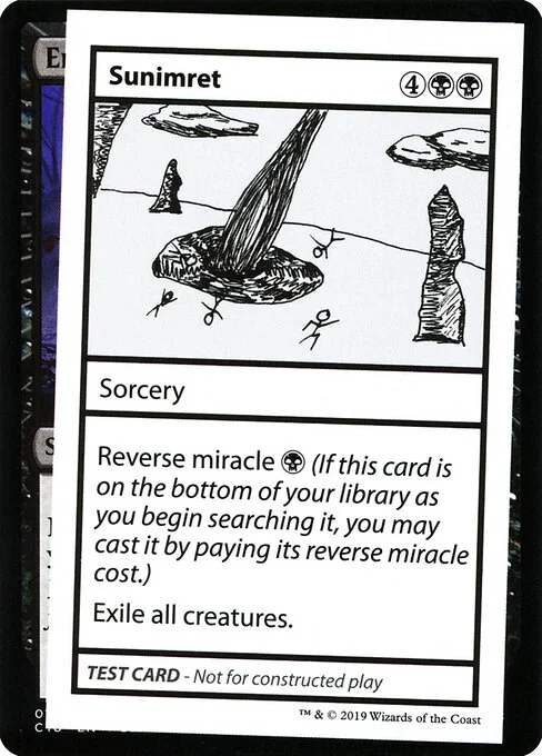 Sunimret, carta Magic di tipo Sorcery illustrata da Kelly McBride