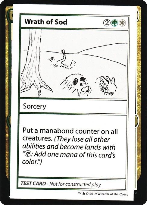 Wrath of Sod, carta Magic di tipo Sorcery illustrata da Chad Kanotz