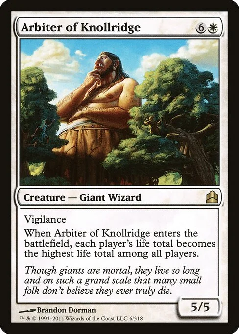 Arbiter of Knollridge, carta Magic di tipo Creature — Giant Wizard illustrata da Brandon Dorman