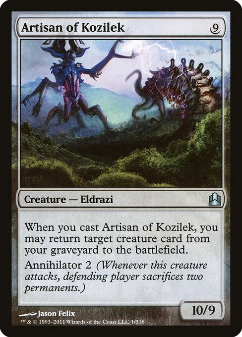 Artisan of Kozilek, carta Magic di tipo Creature — Eldrazi illustrata da Jason Felix