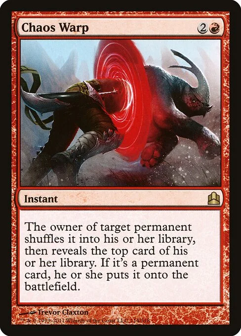 Chaos Warp, carta Magic di tipo Instant illustrata da Trevor Claxton