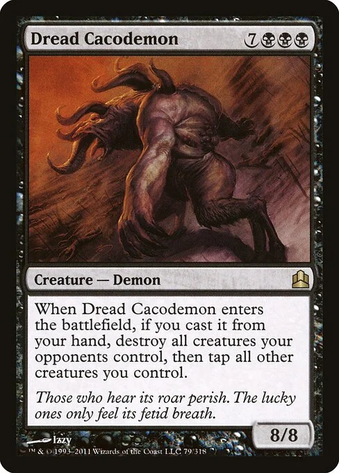 Dread Cacodemon, carta Magic di tipo Creature — Demon illustrata da Izzy