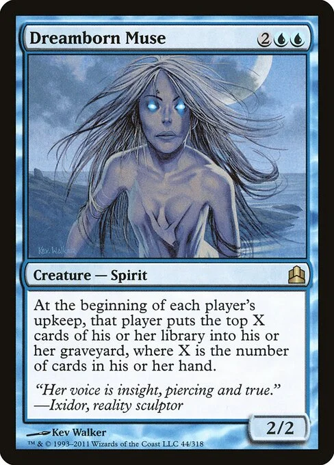Dreamborn Muse, carta Magic di tipo Creature — Spirit illustrata da Kev Walker