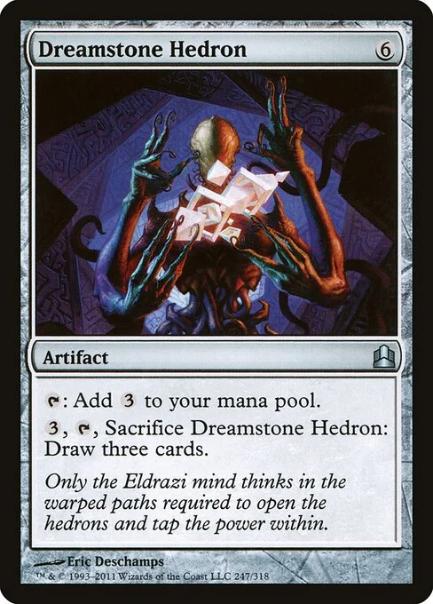 Dreamstone Hedron, carta Magic di tipo Artifact illustrata da Eric Deschamps