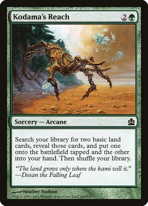 Kodama's Reach, carta Magic di tipo Sorcery — Arcane illustrata da Heather Hudson