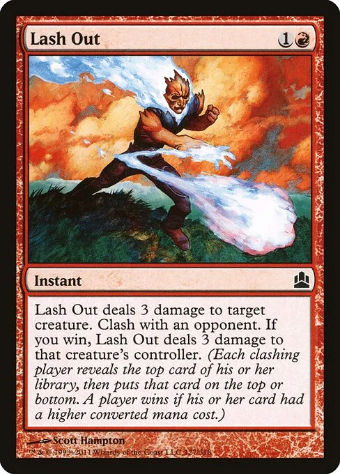 Lash Out, carta Magic di tipo Instant illustrata da Scott Hampton