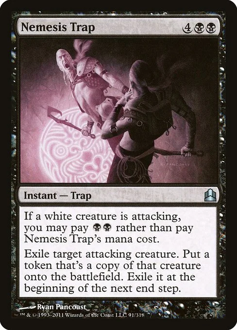 Nemesis Trap, carta Magic di tipo Instant — Trap illustrata da Ryan Pancoast
