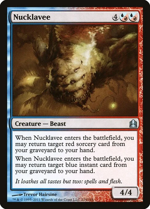 Nucklavee, carta Magic di tipo Creature — Beast illustrata da Trevor Hairsine