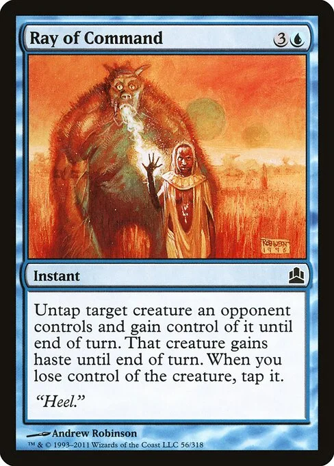 Ray of Command, carta Magic di tipo Instant illustrata da Andrew Robinson