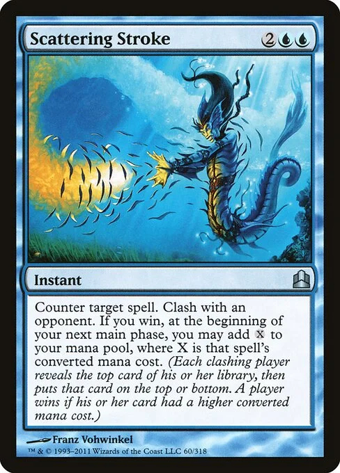 Scattering Stroke, carta Magic di tipo Instant illustrata da Franz Vohwinkel