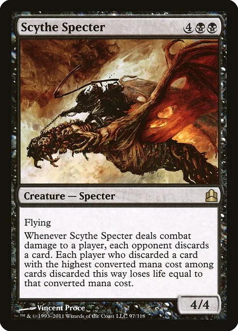 Scythe Specter, carta Magic di tipo Creature — Specter illustrata da Vincent Proce