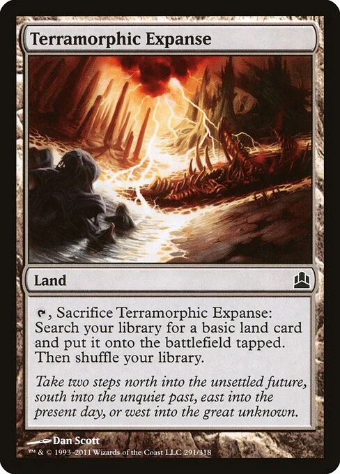 Terramorphic Expanse, carta Magic di tipo Land illustrata da Dan Murayama Scott