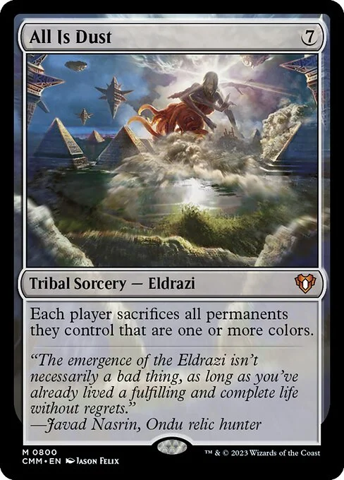 All Is Dust, carta Magic di tipo Kindred Sorcery — Eldrazi illustrata da Jason Felix