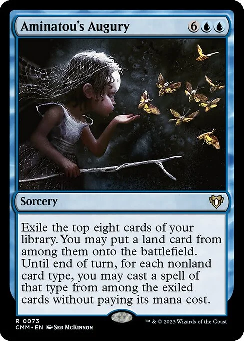 Aminatou's Augury, carta Magic di tipo Sorcery illustrata da Seb McKinnon