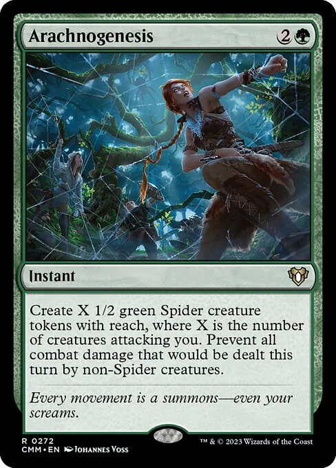 Arachnogenesis, carta Magic di tipo Instant illustrata da Johannes Voss